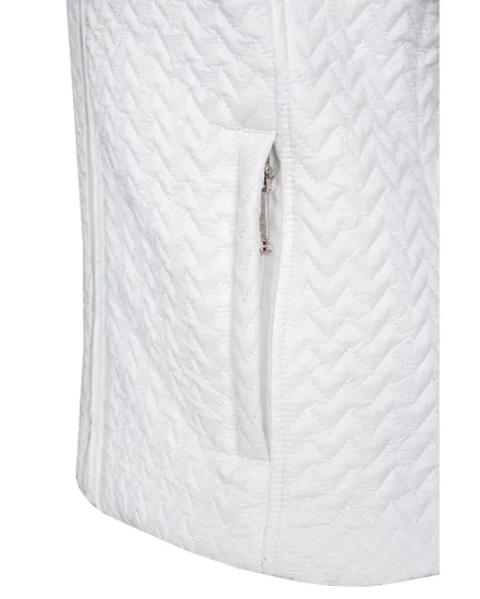 Polaire sans manche Femme VESTE SANS MANCHE DOUDOUNE REVERSIBLE F Blanc