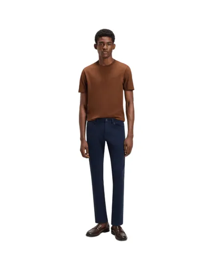 T-shirt col rond Homme THOMPSON Brun Clair,