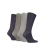 Lot de 4 paires de chaussettes Homme CK MEN SOCK 4P GIFTBOX AOP Gris Combo