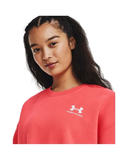 Sweat Femme ESSENTIAL FLC OS CREW Rouge