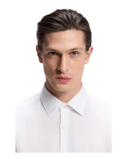 Chemise Homme BOSS Lin Bleu