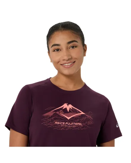 T-shirt Femme FUJITRAIL LOGO SS TOP Bordeaux