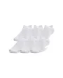 Socquettes Unisexe UA ESSENTIAL NO SHOW 6PK Blanc