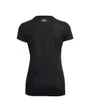 T-shirt Femme UA TECH SOLID SCRIPT SSC Noir