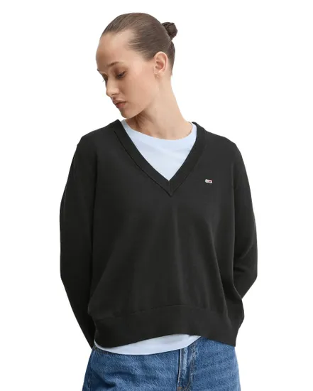 Pull Col V Femme Essential