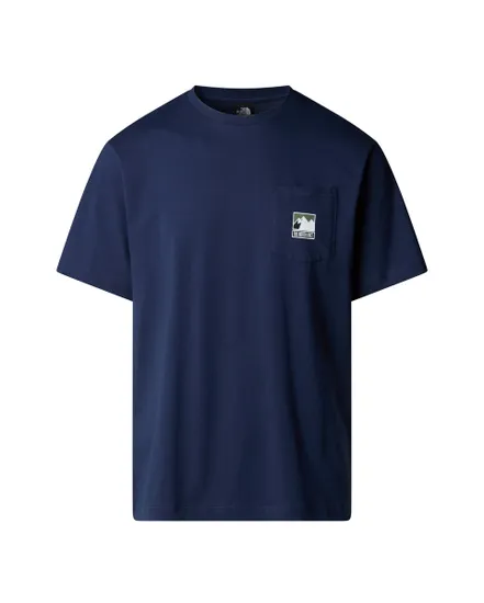 T-shirt Homme M MOUNTAIN LOGO RELAXD S/S PCKT TEE Bleu