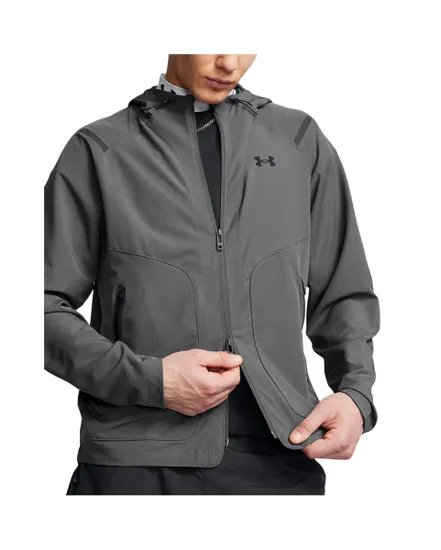 Veste zip à capuche Homme UA UNSTOPPABLE JACKET LC Gris