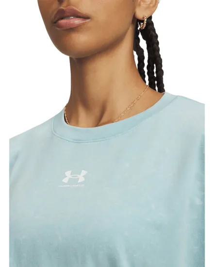 Tee-Shirt Femme UA Rival Boxy Tee Wash