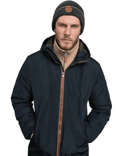 Blouson imperméable Homme RASHAN Marine/Beige
