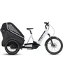 Vélo électrique cargo Unisexe TRIKE HYBRID FAMILY 750 Blanc/Noir