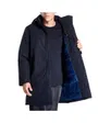 Parka déperlante Homme TECH HOODED PADDED PARKA Bleu Marine