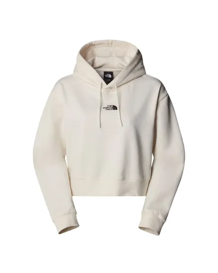 Sweat à capuche Femme W ESSENTIAL CROP HOODIE Blanc