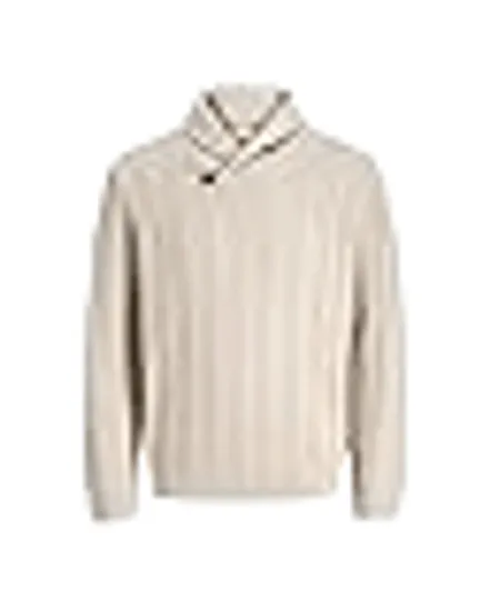 Pull Homme JPRBLUSEAN Knit Cable Shawl Neck