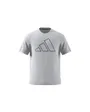 Tee shirt manche courte Homme TI 3BAR TEE Blanc