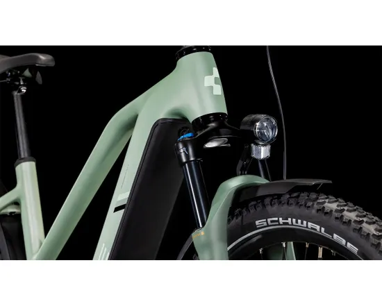 VTC électrique Femme NURIDE HYBRID PRO ALLROAD 600 Pistache