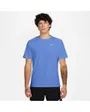 T-shirt Homme M NK DF UV MILER SS Bleu