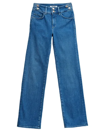 Jean Femme Secret Straight Waist Detail