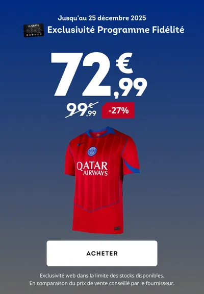 Maillot Third PSG Noel 2025