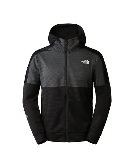 Veste à capuche manches longues Homme M MA FULL ZIP FLEECE - EU Noir