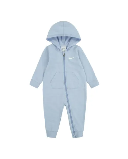 Combinaison Bébé NKN ESSENTIALS HOODED COVERALL Bleu