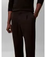 Pantalon Homme SLIM TAPERED KNIT PLEATED PANT Noir