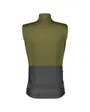Gilet coupe-vent Homme GRAVEL WARM MERINO Vert Sapin/Noir