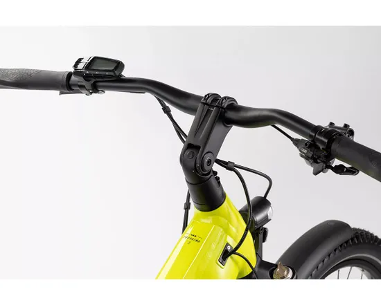 Vélo électrique trekking Homme TREKKING 5 HIGH Jaune Citron/Noir
