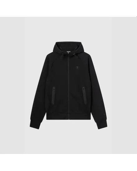 Sweat zip à capuche Homme Noir