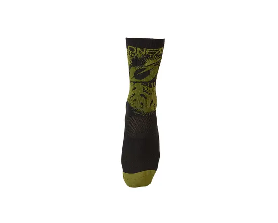 Chaussettes Unisexe MTB PERFORMANCE PLANT Noir/Vert