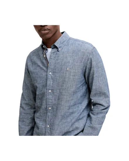 Chemise Homme JPRBLUSUMMER LINEN BLEND SHIELD LS