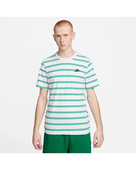 T-shirt Homme M NSW TEE CLUB STRIPE Blanc