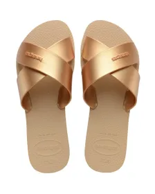 Sandales Femme AQUA METALLIC Or
