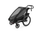 Remorque pour enfant 1 place CHARIOT SPORT Noir