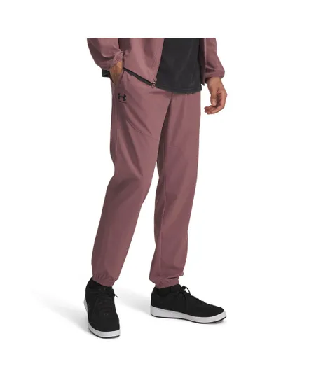 Pantalon de survetement Homme UA VIBE WOVEN JOGGER Marron