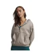 Sweat Femme UA ICON FLEECE HZ HOODIE Marron