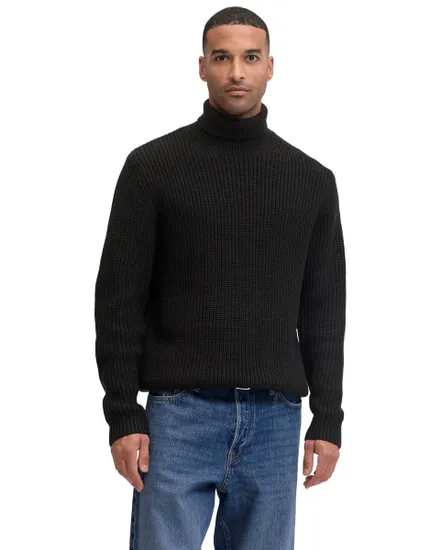 Pull Homme Col Roulé Noir