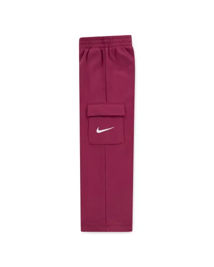 Ensemble de survetement Fille NKG PO CREW CARGO FT PANT SET Rose