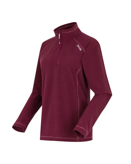 Polaire col zip Femme WOMENS MONTES Bordeaux