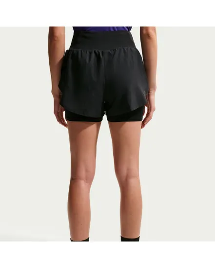 Short Femme W NK FLOW DF HR 2N1 SHRT Noir