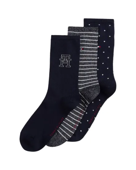 Lot de 3 paires de chaussettes Femme SOCK 3P GIFTBOX Marine