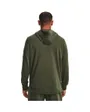 Sweat zippé à capuche Homme UA RIVAL TERRY LC FZ Vert