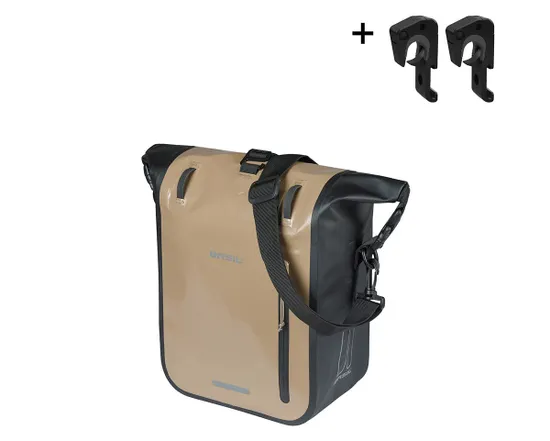 Sacoche arrière RIVO M MIK HOOKS Sable/Noir