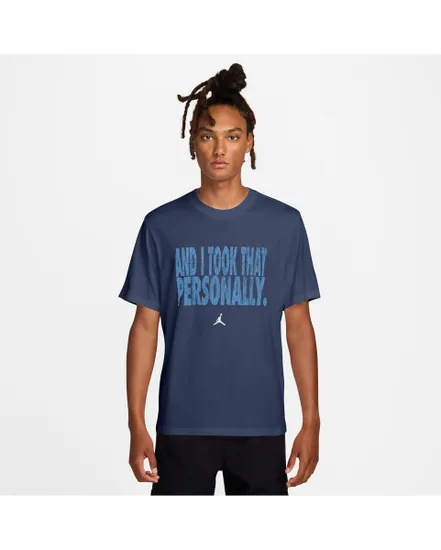 T-shirt Homme M J DF SPT GFX SS CREW VB Bleu