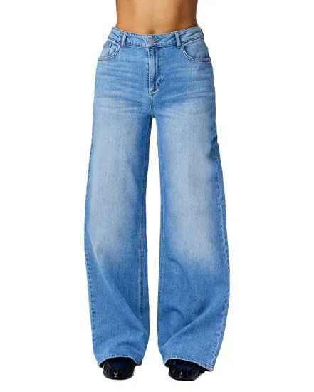 Jean Femme PCSILKE MW Wide Jeans LB NOOS BC