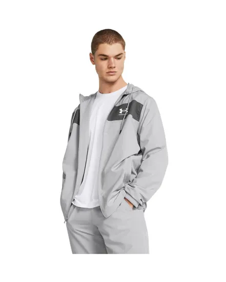 Veste à capuche Homme Under armour UA STRETCH WOVEN WINDBREAKER Gris Sport  2000