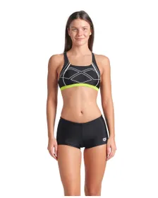 Maillot de bain 2 pièces Femme WOMEN S ARENA GRAPHIC SWIMSUIT SWIM Noir