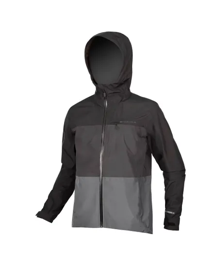 Veste imperméable Homme SINGLETRACK II Noir Mat