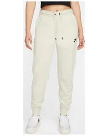 Pantalon Femme W NSW ESSNTL PANT REG FLC MR Beige