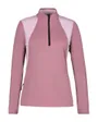 Haut col zip Femme MERISAARI Rose