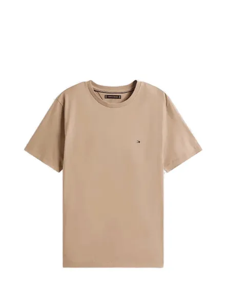 T-shirt col rond Homme ESS SEASONAL REG FIT SOLID TEE Taupe